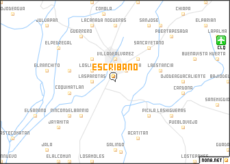 map of Escribano