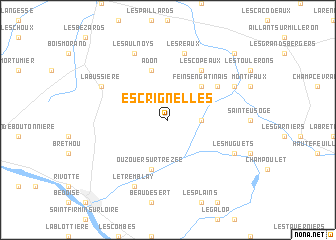 map of Escrignelles