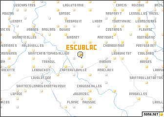 map of Escublac