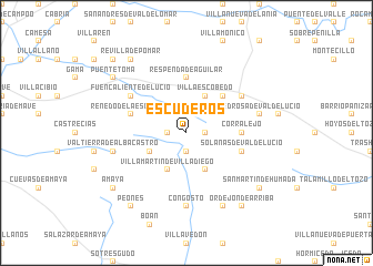 map of Escuderos