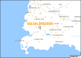 map of Escuela Negroni