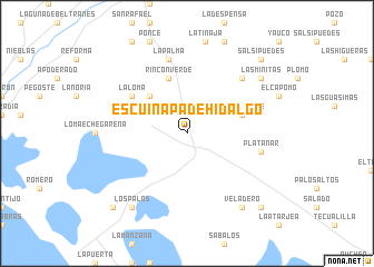map of Escuinapa de Hidalgo