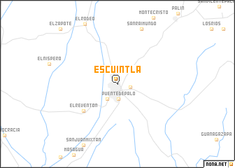 map of Escuintla