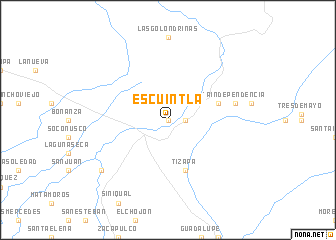 map of Escuintla