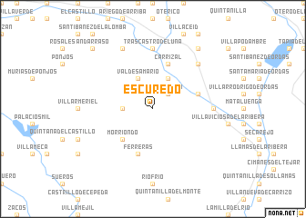 map of Escuredo