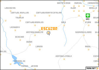 map of Escúzar