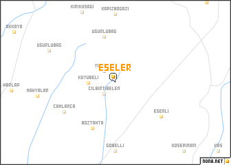 map of Eşeler