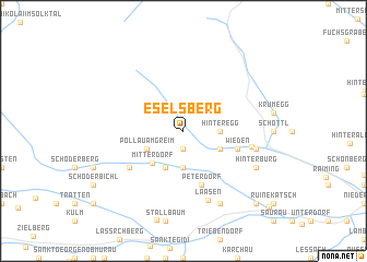 map of Eselsberg