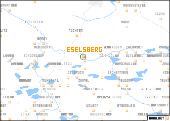 map of Eselsberg