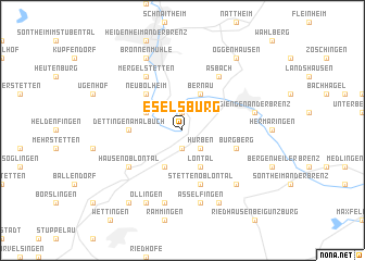 map of Eselsburg