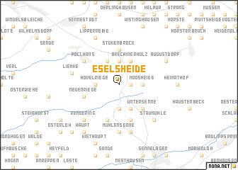 map of Eselsheide