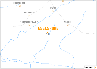 map of Eselsruhe