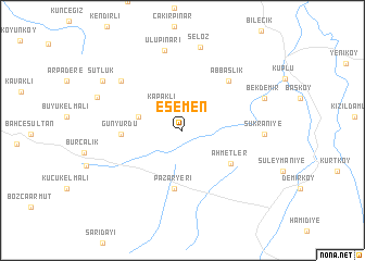 map of Esemen