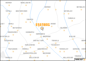 map of Esenbağ