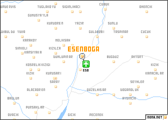 map of Esenboğa