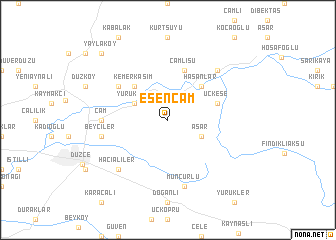 map of Esençam