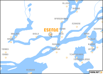 map of Esende