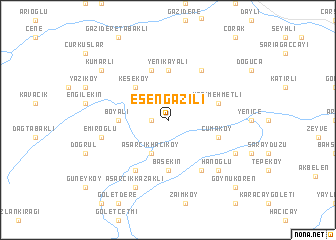 map of Esengazili