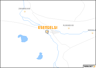 map of Esengeldi