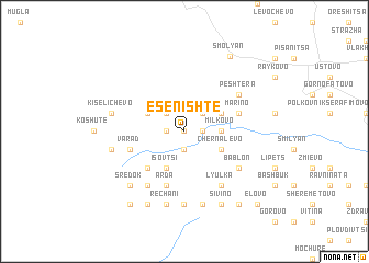 map of Esenishte