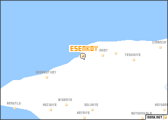 map of Esenköy