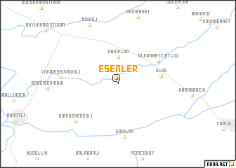 map of Esenler