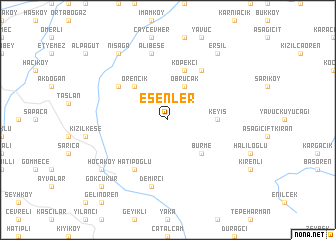 map of Esenler
