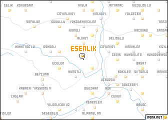 map of Esenlik