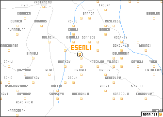 map of Esenli