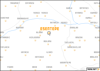 map of Esentepe