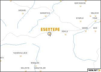 map of Esentepe