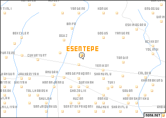 map of Esentepe