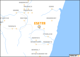 map of Esetra