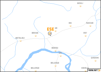 map of Ese