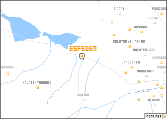 map of Esfeden