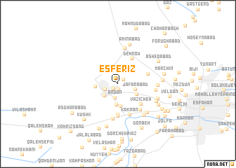 map of Esferīz