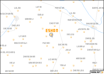 map of Eshan