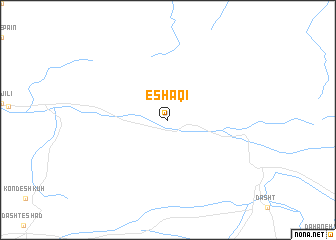 map of Eshāqī