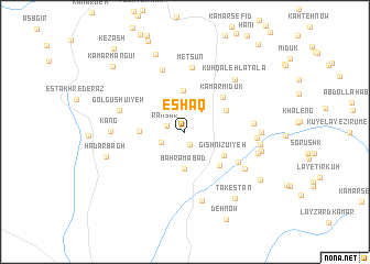 map of Esḩāq