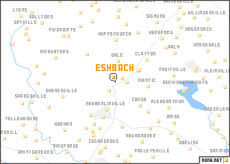 map of Eshbach