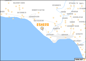 map of Eshera