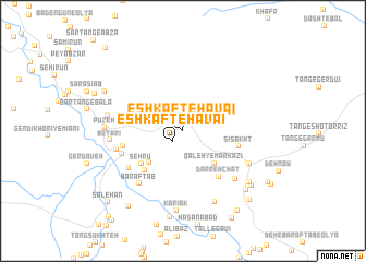 map of Eshkaft-e Havā\