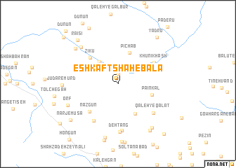 map of Eshkaft Shāh-e Bālā