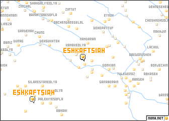 map of Eshkaft Sīāh