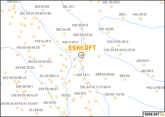 map of Eshkaft