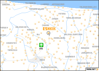 map of Eshkīk