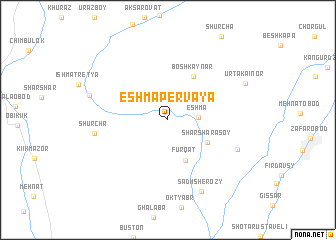 map of Ėshma Pervaya