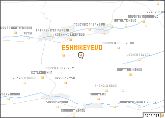 map of Eshmikeyevo