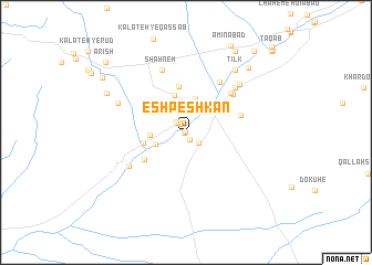 map of Eshpeshkān