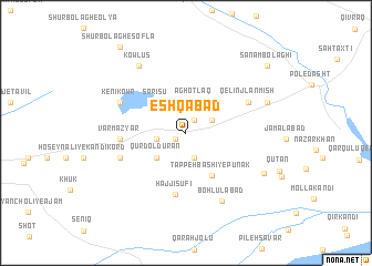 map of ‘Eshqābād
